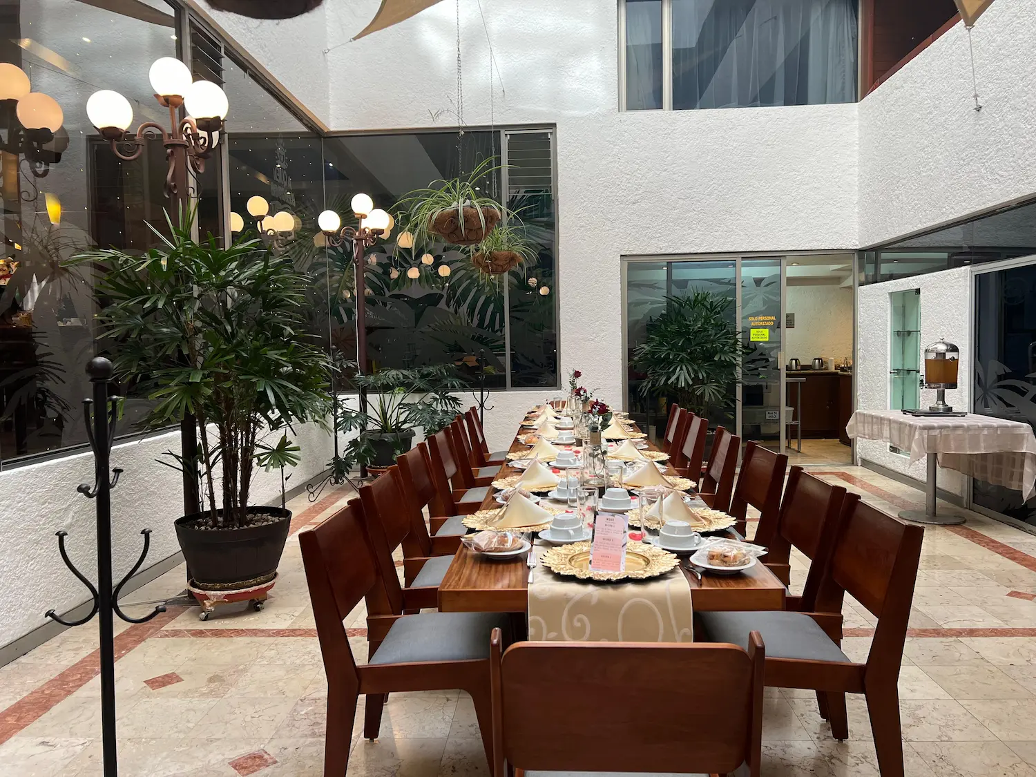 Salón palmera